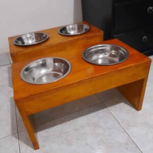 Comedero Alto Plegable Para Mascotas